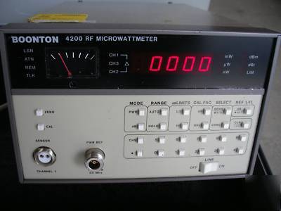 Boonton 4200 rf microwatt meter with 4200-6E, 4200-4E