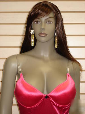 Brown black busty female mannequin sy-0102 / with wig