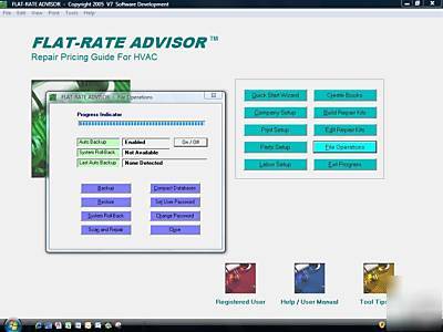 Flat rate pricing software hvac heating air electrical