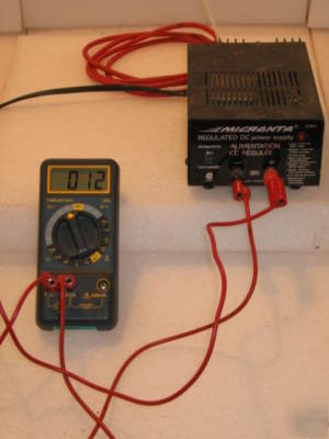 Micronta regulated dc ps tested & working unit 13VOLT