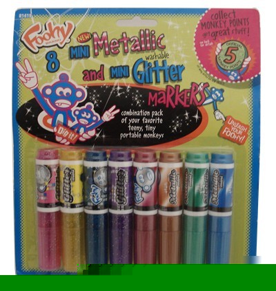 New 48 foohy mini metallic mini glitter markers 