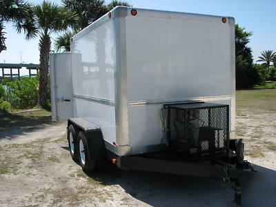 Portable freezer refrigerated ttrailer 10' freezer