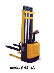 Vestil combination hand pump and electric stackers