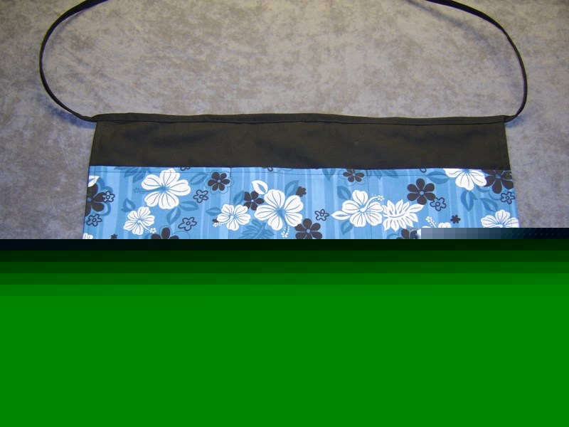 Waitress apron heavy duty cute hawaiian 3 pocket 