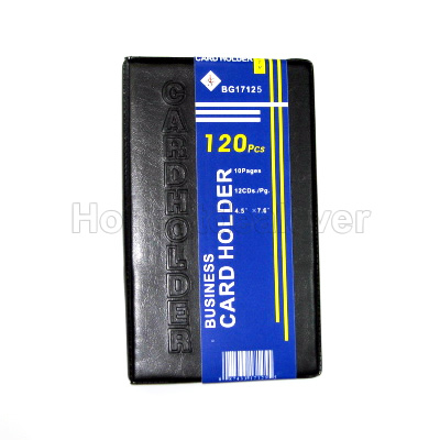 120 business card organizer credit id wallet card book