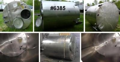 2,000 gallon perma-san mix tank - t-316 s/s #6385