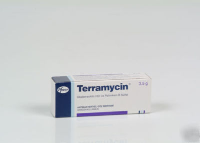 5 x terramycin pet eye ointment 3,5 gm 