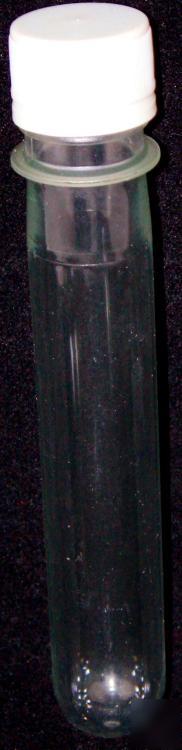 6.5 x 1IN plastic safety test tube preform threaded cap