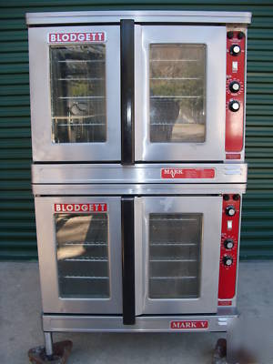 Convection oven blodgett mark v doublestack conv oven