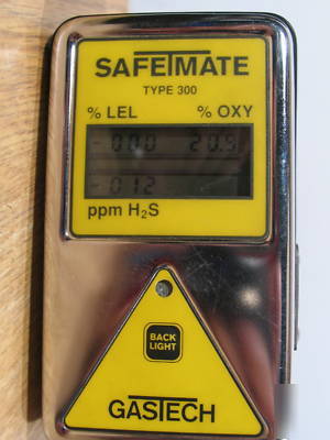 Gastech safe-t-mate type 300 safe air detector w/ alarm
