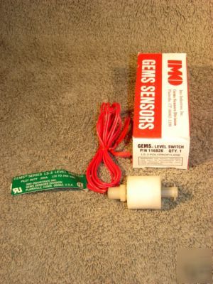 Gems sensors ls-3 level switch, float switch, 116826