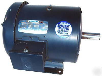 Leeson 3 hp 230/460 ac motor 3515 GX182T C182T34FB5A