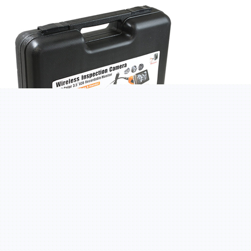 Wireless pipe endoscope recordable inspection camera