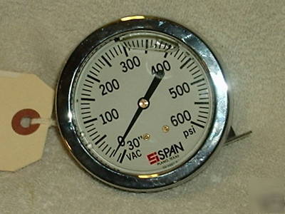 *span* pressure/vaccuum gauge p/n LFP220SFB-30-0-600
