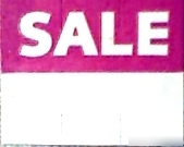 1,000 secure jewelry store stickers/labels/price tags 
