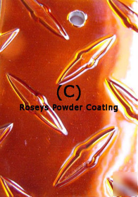 Candy orange 120% gloss 1 lb powder coating 