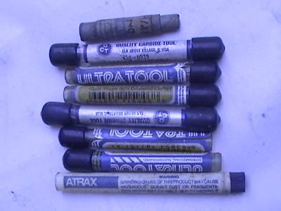 Carbide bits lot of 8PC. usa made qct,atrax,ultra tools