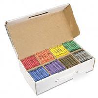 Dixon ticonderoga wax crayons, 100 each of eight col...