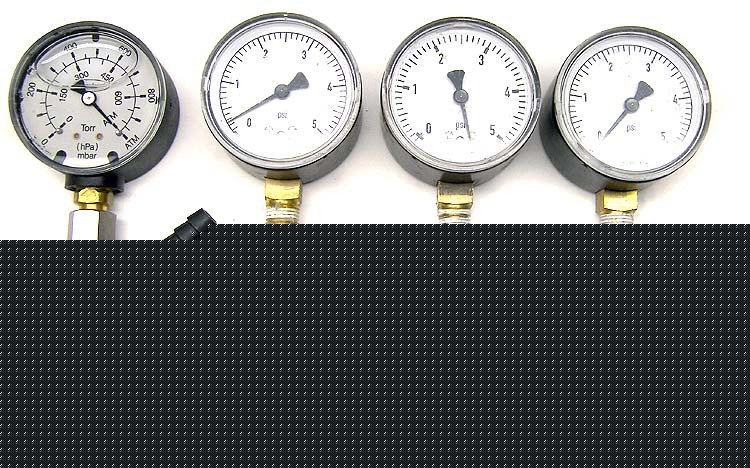 Lot 8 norgren vacuubrand span wika pressure gauge