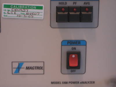 Magtrol 5100 power analyzer - very clean with 3 display