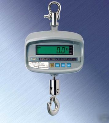 Nc-1 1,000LB x 0.5LB ntep hanging crane scale legal cas
