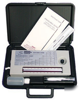 New psychro-dyne motorized psychrometer humidity tester 