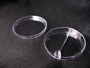Oxford - 2-section slippable divided petri dishes 