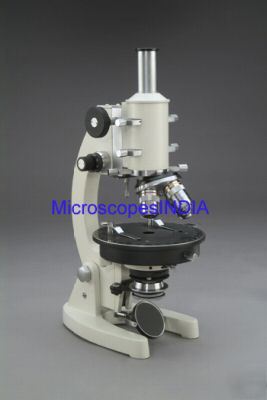 Polarizing lab microscope w graduated rotating stage
