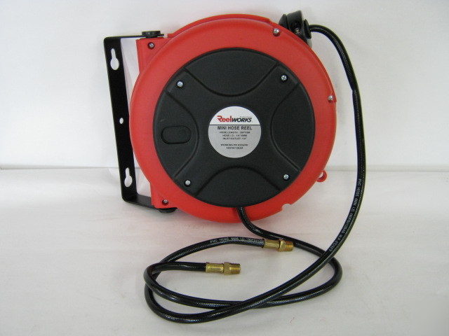 Reelworks mini hose reel wall mount 26 feet pvc L710082