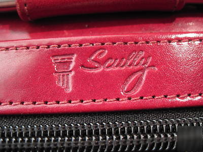 Scully organizer day planner with pen calendar leather