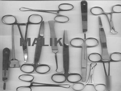 Spay pack set surgical veterinary instruments o.r grade