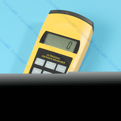Ultrasonic laser pointer distance measurer meter 60FT