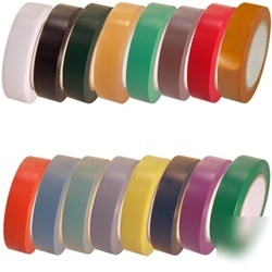 Vinyl colored tape 2' white soft pvc (1 roll)