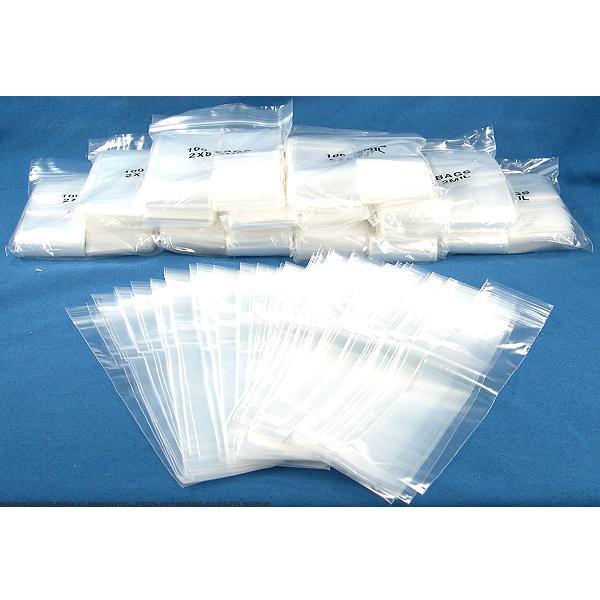 1000 zipper poly bag resealable plastic baggie 2