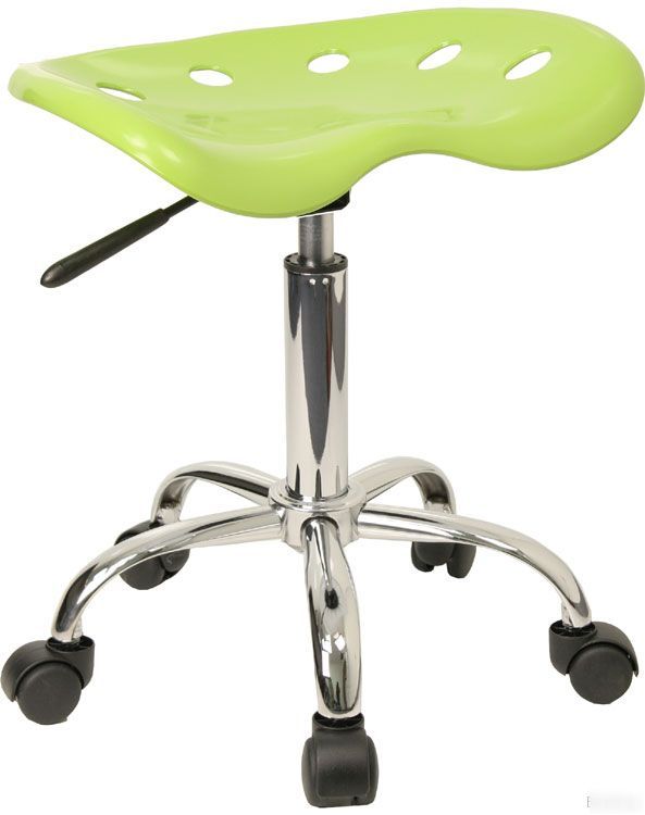 Apple green tattoo parlor nail salon beauty shop stool