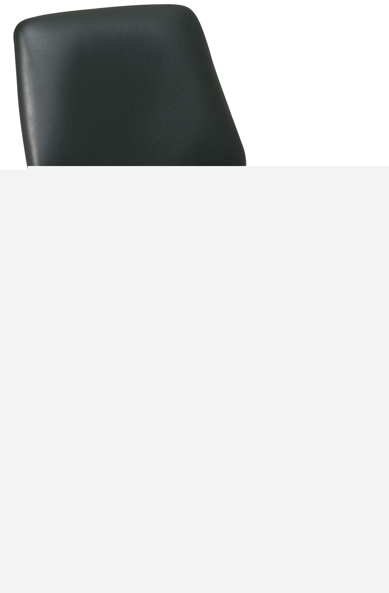Black vinyl executive computer desk office task chair