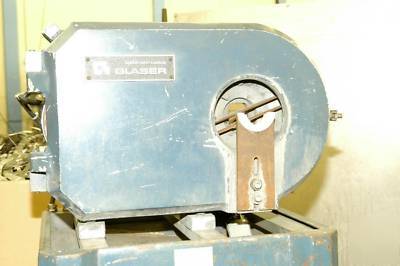 Glaser tube bow sanding, polishing, grinding, machine