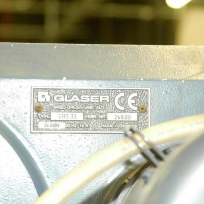 Glaser tube bow sanding, polishing, grinding, machine