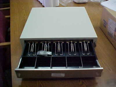 New mmf ecd 232 cash drawer bill tray power supply keys