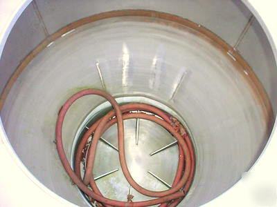 170 gallon conical tote tank peabody solids flow