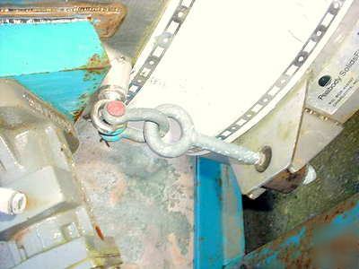 170 gallon conical tote tank peabody solids flow