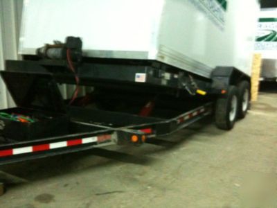 7' x 16' trailpod mobile storage containers on casters