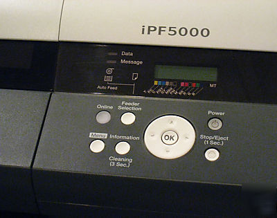Canon ipf 5000 +extra set ink+auto roll feed+lots paper