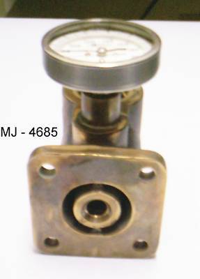 Delaval liquid sight bronze indicator / thermometer