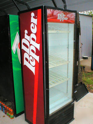Dixie narco gdm-79 glass front reach-in cooler