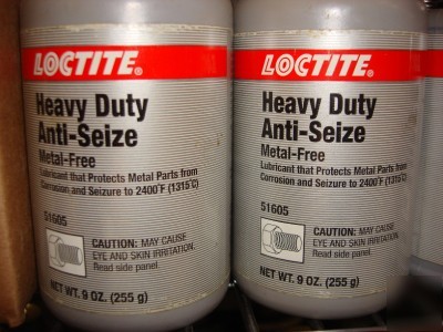 New 2-9OZ loctite heavy duty anti seize lubricant 51605 