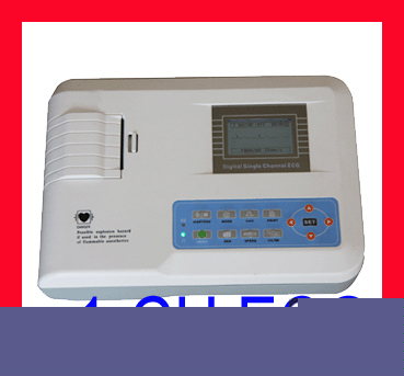 New digital 1-ch ecg ekg machine electrocardiograph