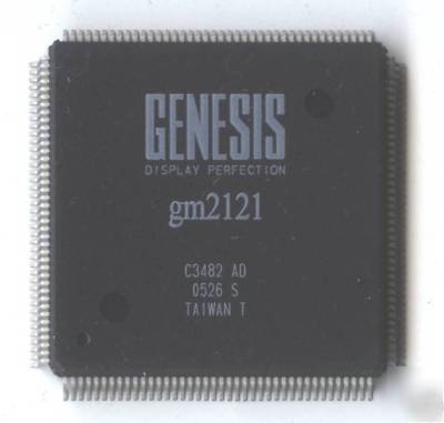 New genesis GM2121 sxga lcd monitor controller i.c.chip 