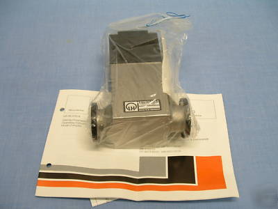 New leybold vacuum valve DN25, kf , st , e/p , ss ,110V
