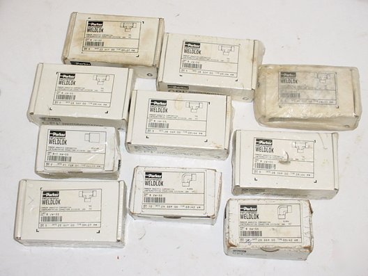 New lot parker tube fittings tee elbow adapters 3/8